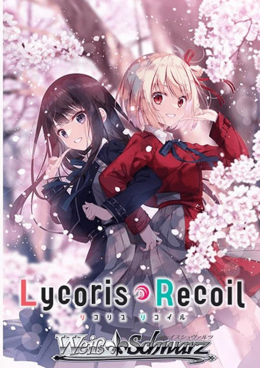 Pre-Order Weiss Schwarz Lycoris Recoil English Premium Booster Box case(30 Boxes)