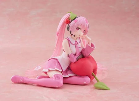 Hatsune Miku - Sakura Miku Desktop Cute Figure (Cherry Cushion Ver.)