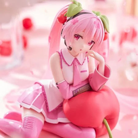 Hatsune Miku - Sakura Miku Desktop Cute Figure (Cherry Cushion Ver.)
